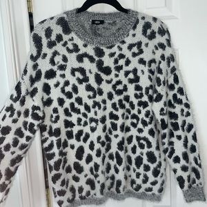LUCCA Leapord Print Sweater